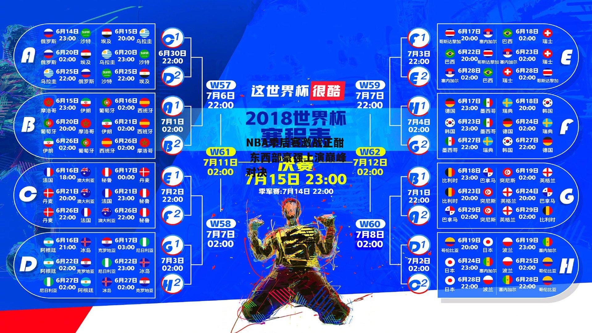 NBA季后赛激战正酣 东西部豪强上演巅峰对决
